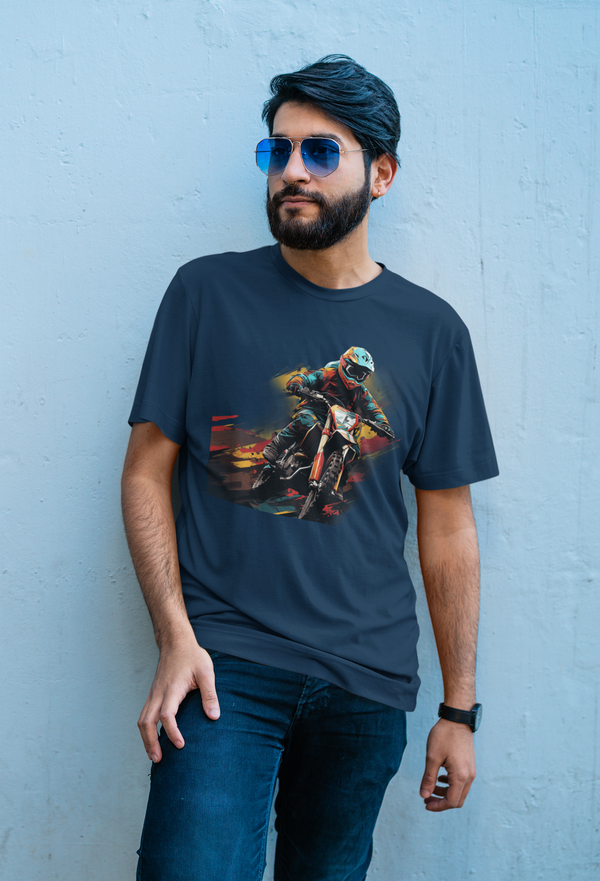 Motocross Dirt Bike Graphic T-Shirt